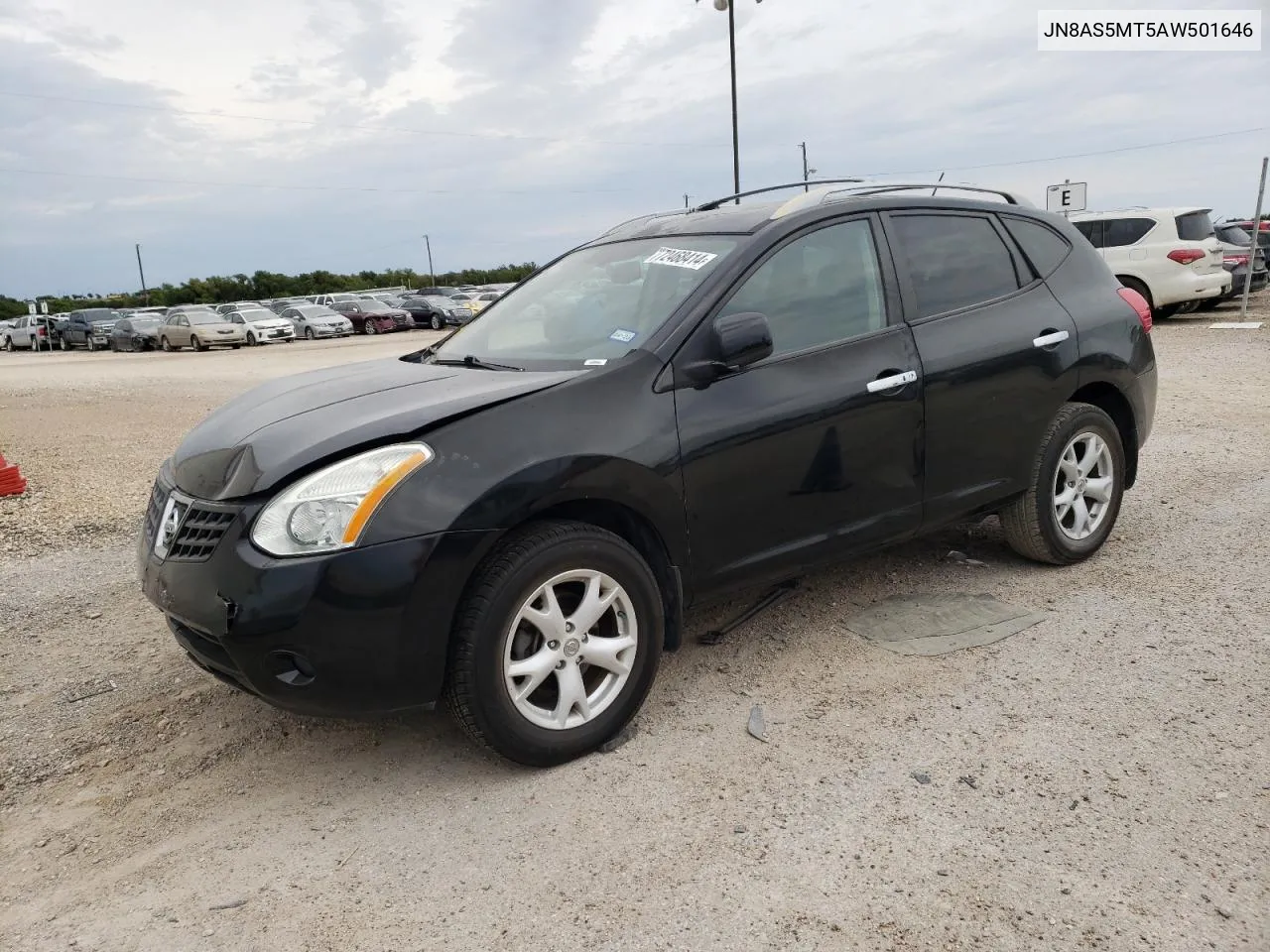 2010 Nissan Rogue S VIN: JN8AS5MT5AW501646 Lot: 72468414