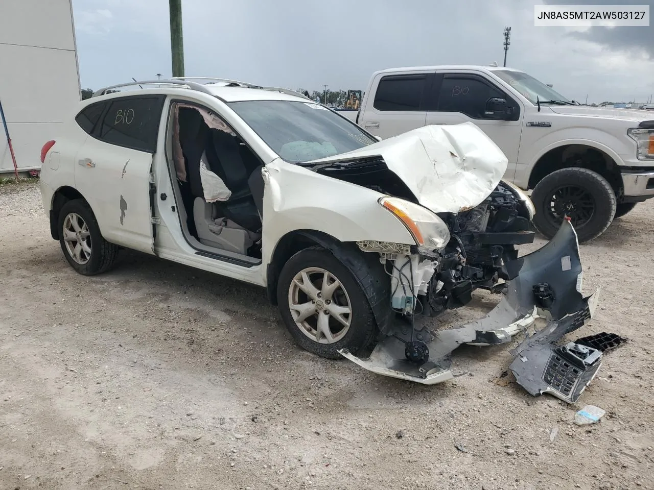 2010 Nissan Rogue S VIN: JN8AS5MT2AW503127 Lot: 72993124