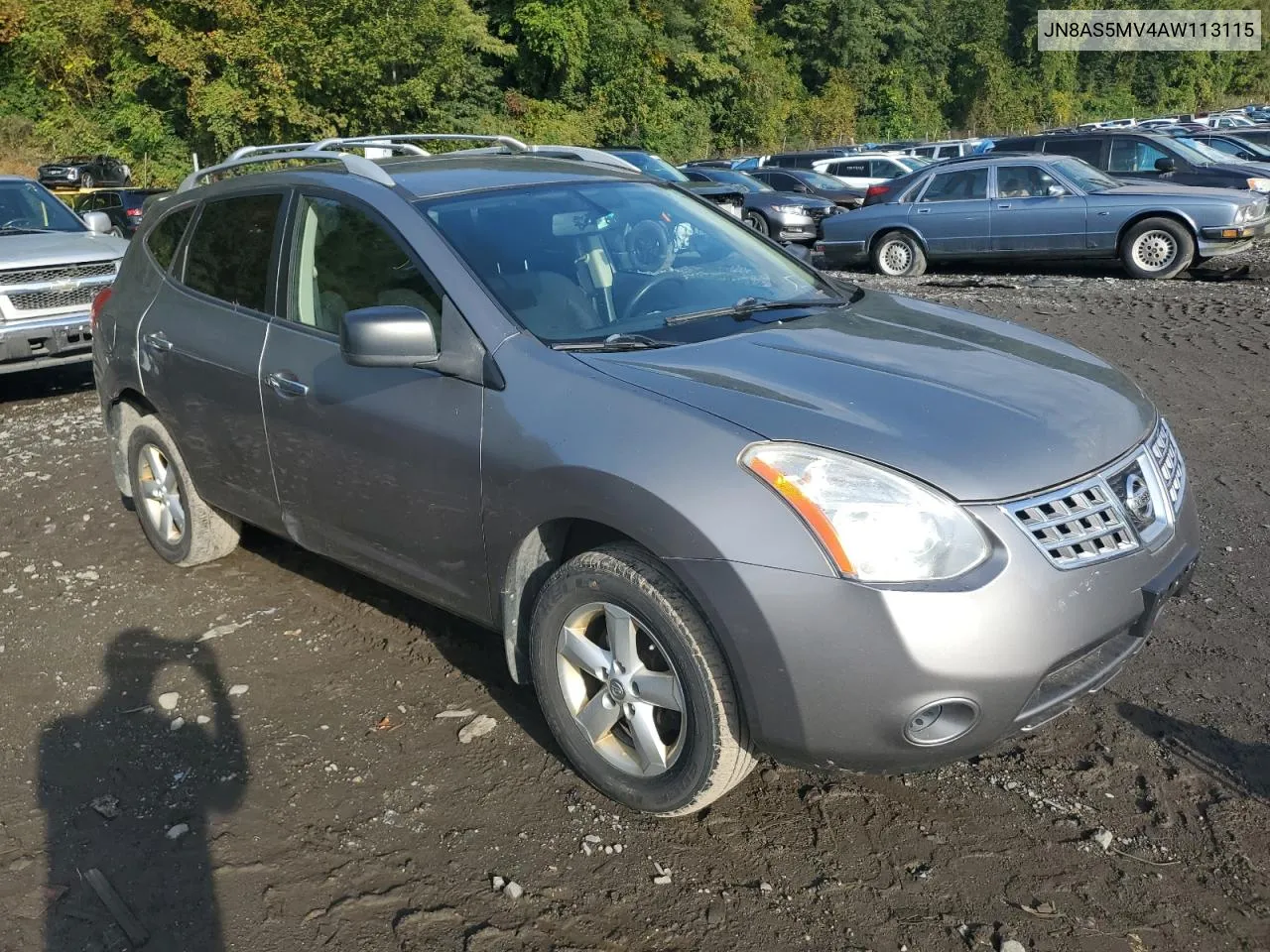 2010 Nissan Rogue S VIN: JN8AS5MV4AW113115 Lot: 73009264