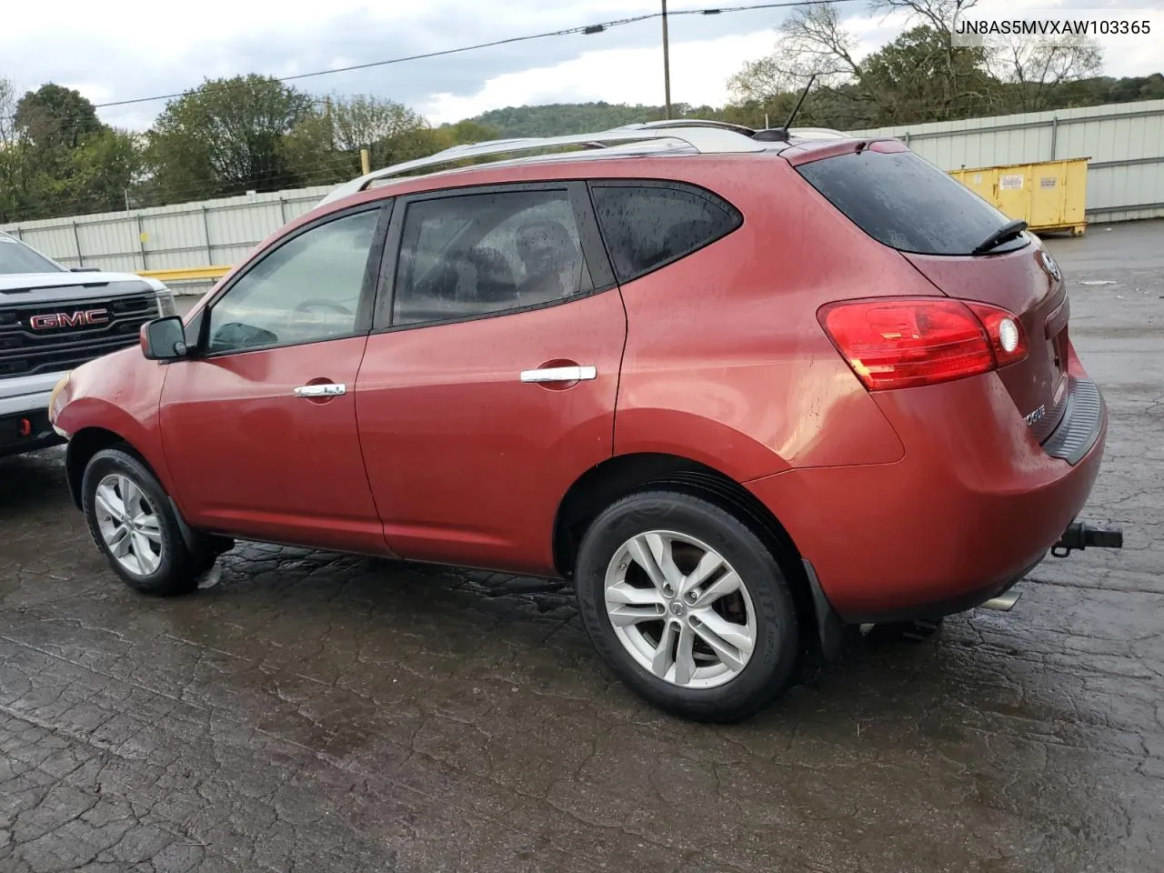 2010 Nissan Rogue S VIN: JN8AS5MVXAW103365 Lot: 73168604