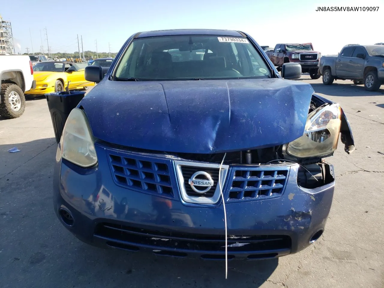 2010 Nissan Rogue S VIN: JN8AS5MV8AW109097 Lot: 73790334