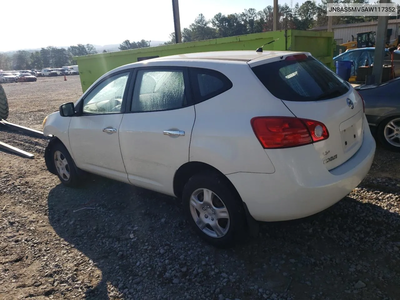 2010 Nissan Rogue S VIN: JN8AS5MV5AW117352 Lot: 74014284