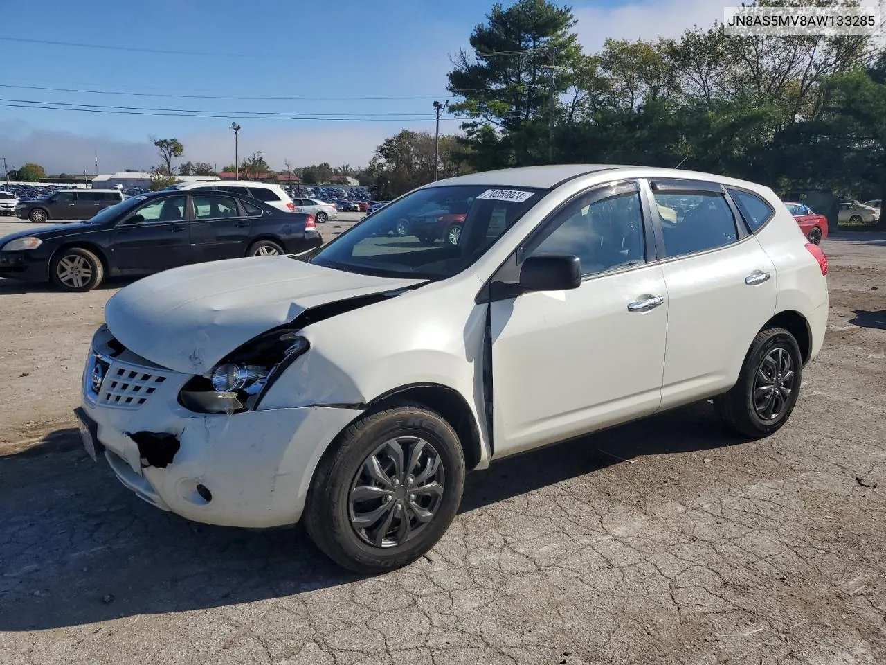 2010 Nissan Rogue S VIN: JN8AS5MV8AW133285 Lot: 74050024