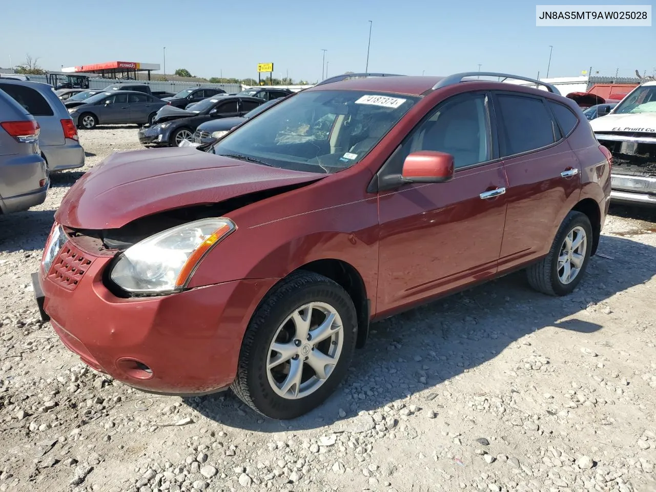 2010 Nissan Rogue S VIN: JN8AS5MT9AW025028 Lot: 74187374