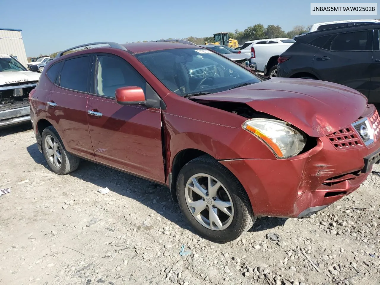 2010 Nissan Rogue S VIN: JN8AS5MT9AW025028 Lot: 74187374