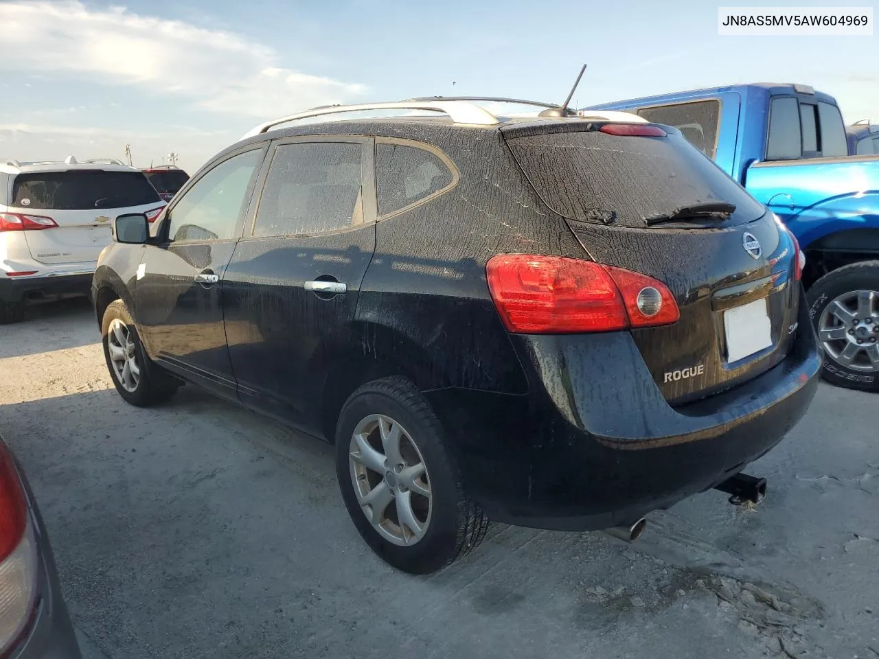 2010 Nissan Rogue S VIN: JN8AS5MV5AW604969 Lot: 74800074