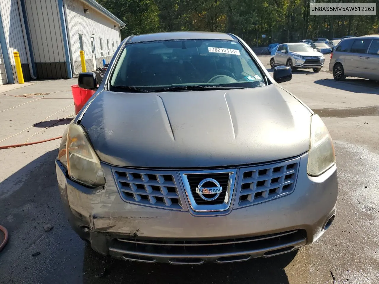 2010 Nissan Rogue S VIN: JN8AS5MV5AW612263 Lot: 75215114