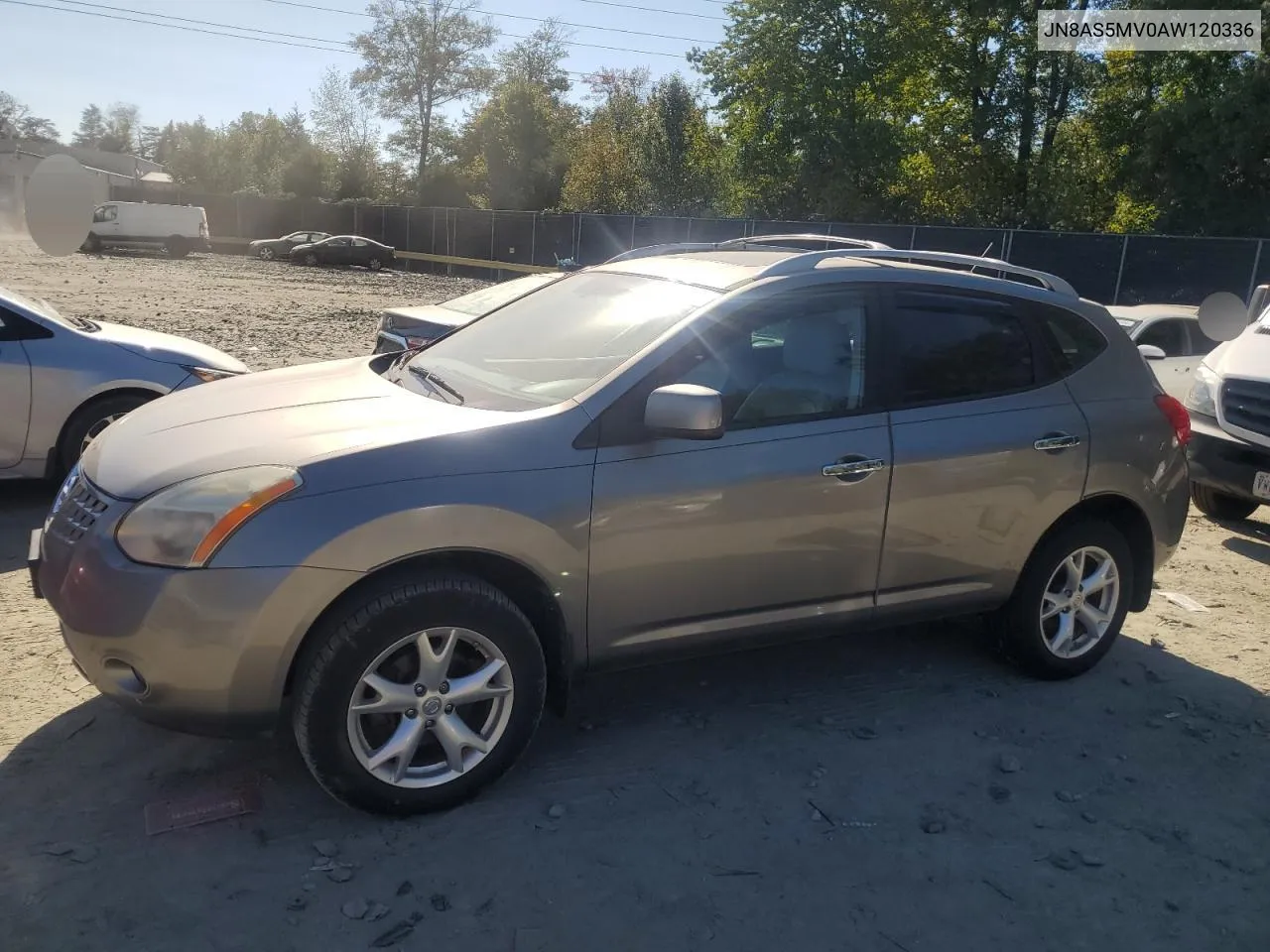 2010 Nissan Rogue S VIN: JN8AS5MV0AW120336 Lot: 75731754