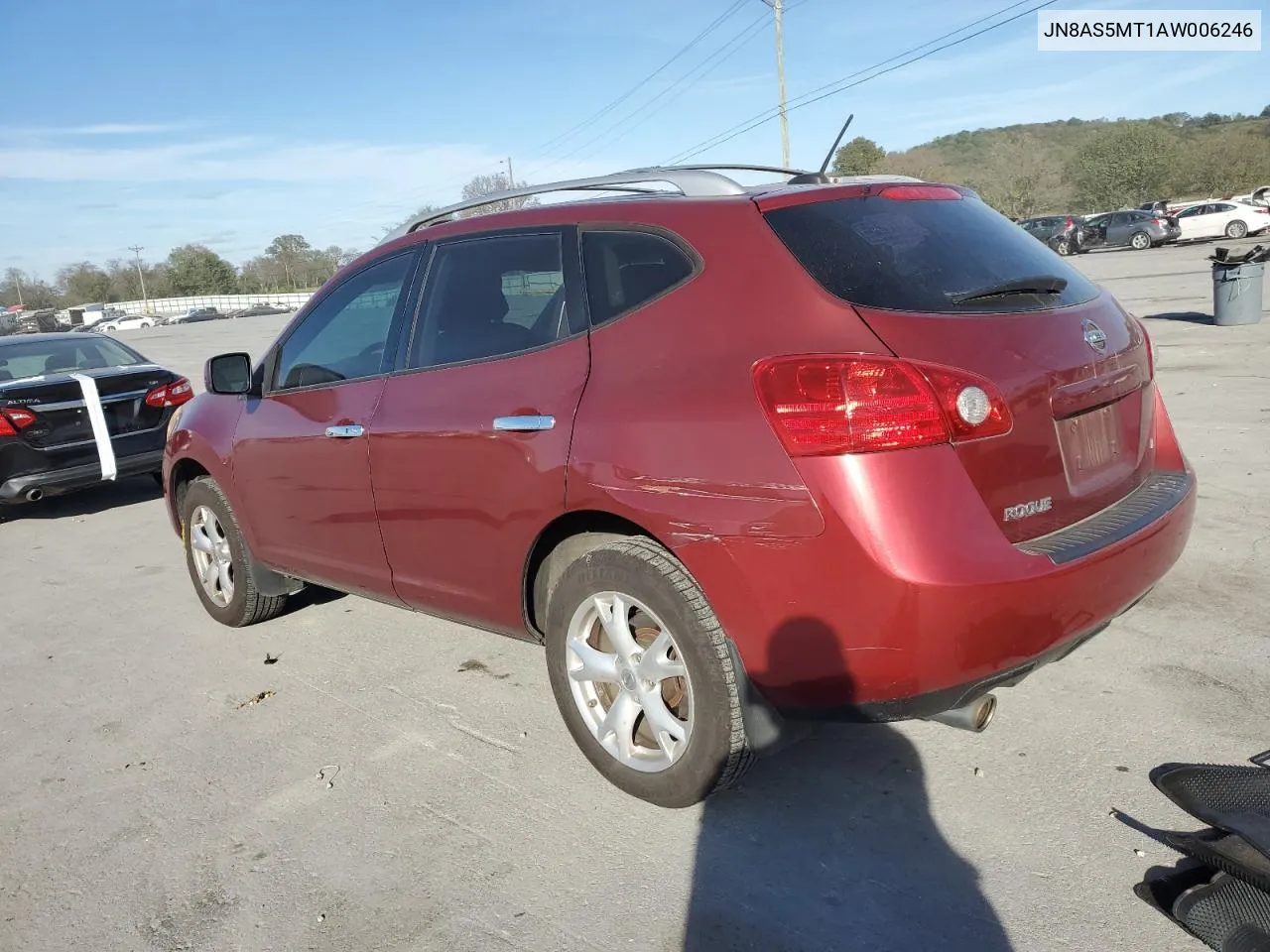 2010 Nissan Rogue S VIN: JN8AS5MT1AW006246 Lot: 76055364