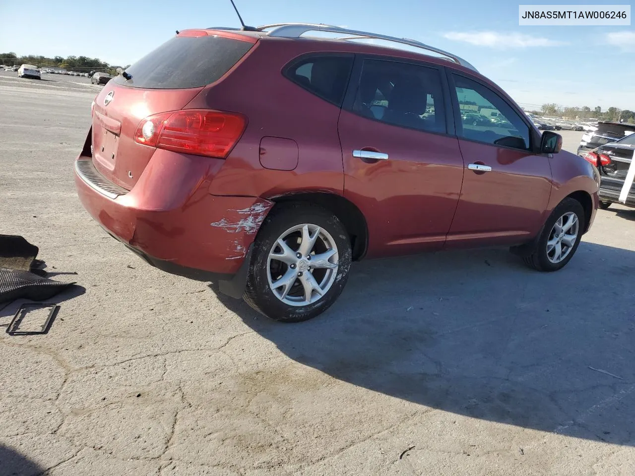 2010 Nissan Rogue S VIN: JN8AS5MT1AW006246 Lot: 76055364