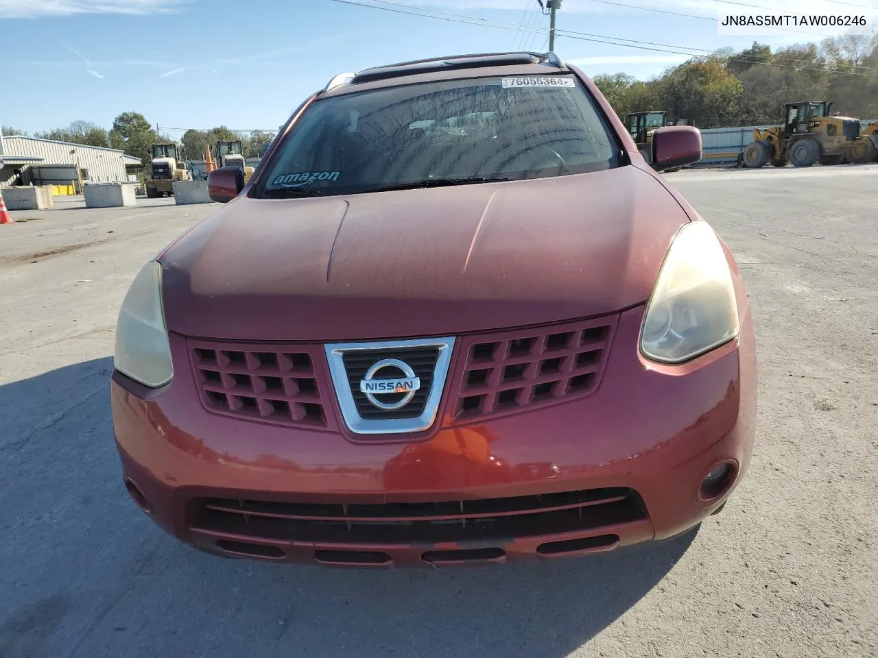 2010 Nissan Rogue S VIN: JN8AS5MT1AW006246 Lot: 76055364