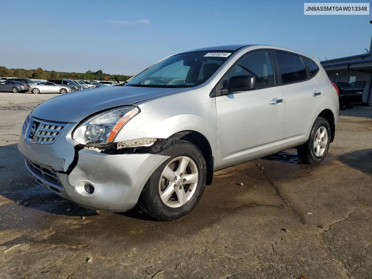 2010 Nissan Rogue S VIN: JN8AS5MT0AW013348 Lot: 77325014