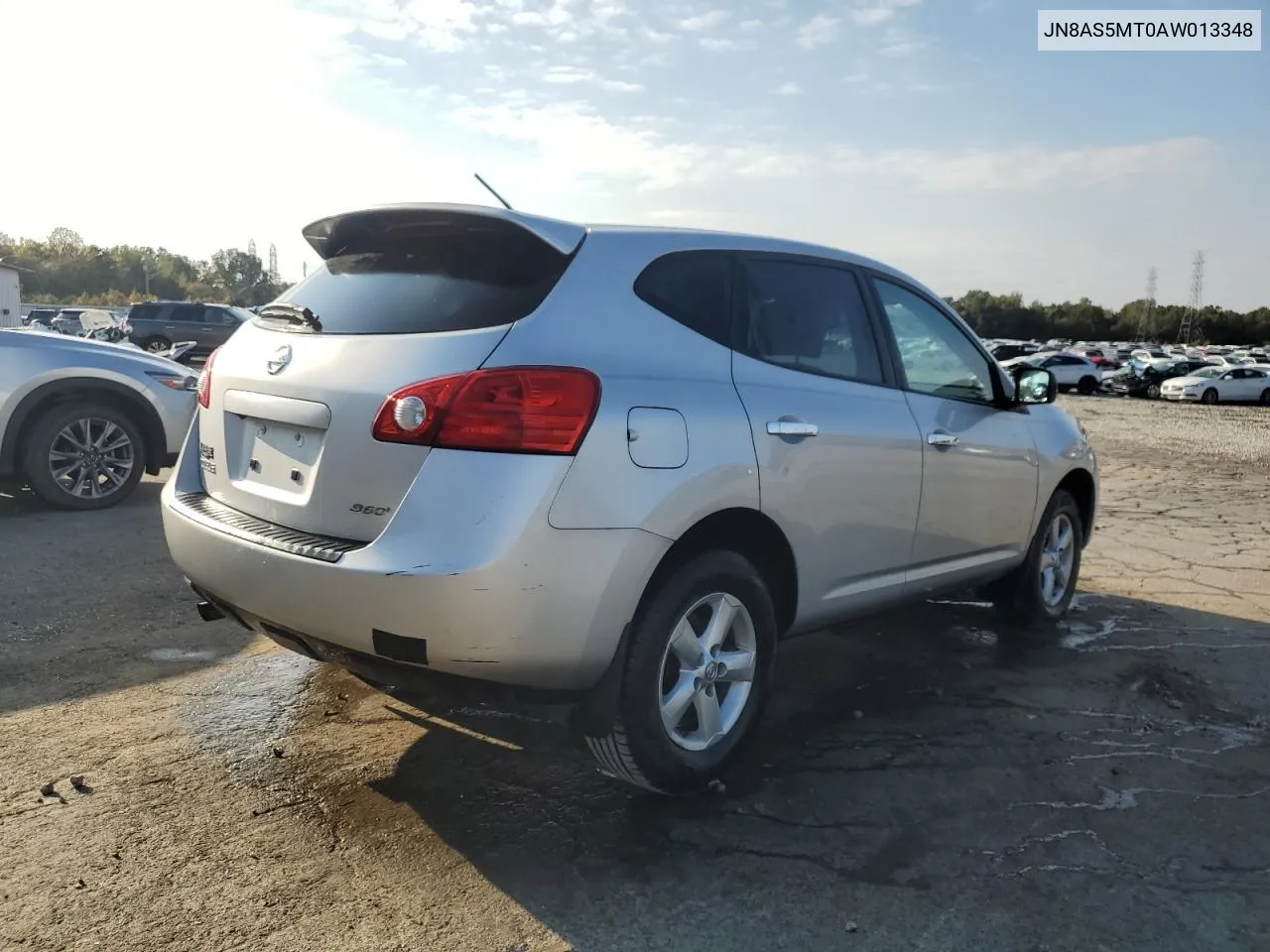 2010 Nissan Rogue S VIN: JN8AS5MT0AW013348 Lot: 77325014