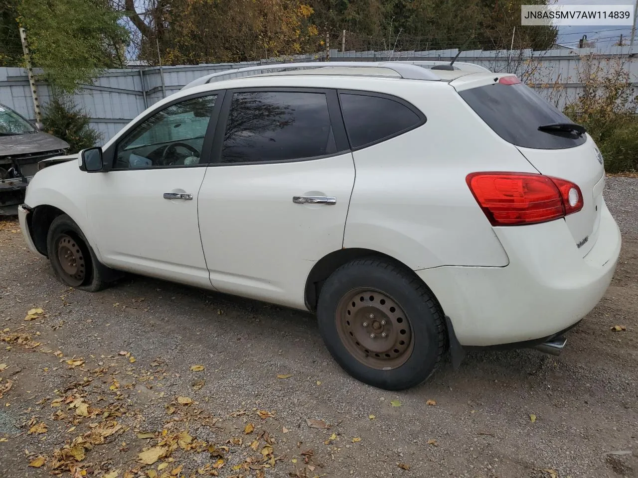 2010 Nissan Rogue S VIN: JN8AS5MV7AW114839 Lot: 77427654