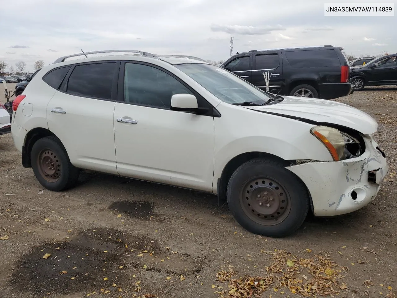 2010 Nissan Rogue S VIN: JN8AS5MV7AW114839 Lot: 77427654