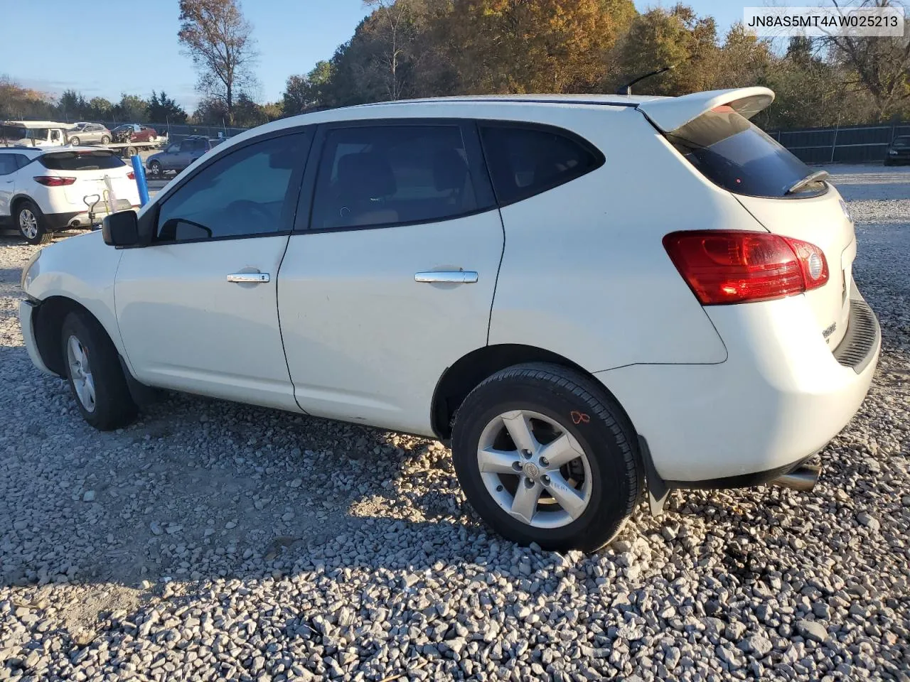 2010 Nissan Rogue S VIN: JN8AS5MT4AW025213 Lot: 77808194