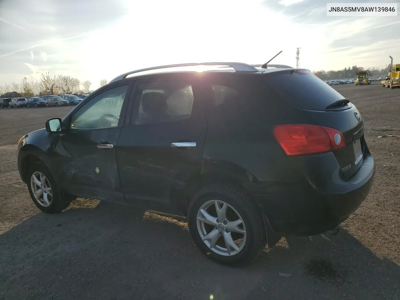 2010 Nissan Rogue S VIN: JN8AS5MV8AW139846 Lot: 78026724