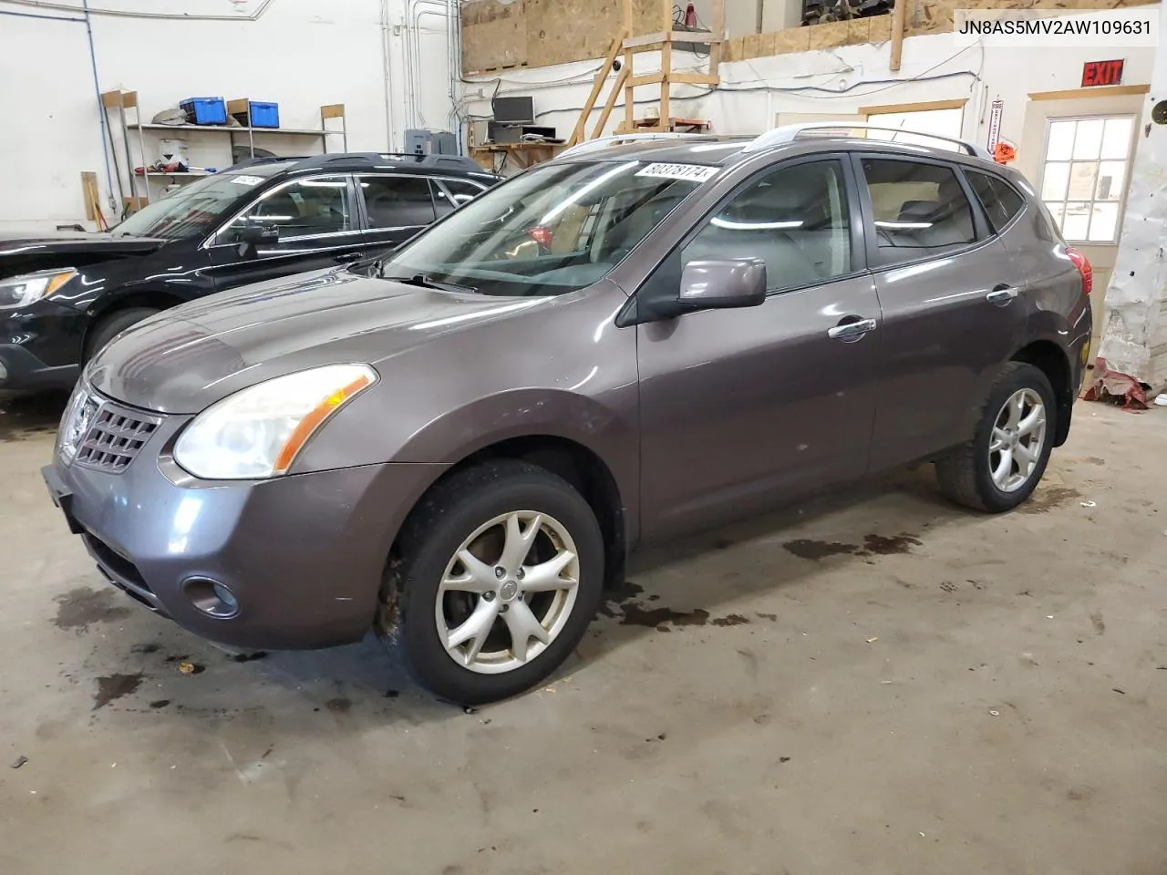 2010 Nissan Rogue S VIN: JN8AS5MV2AW109631 Lot: 80378174