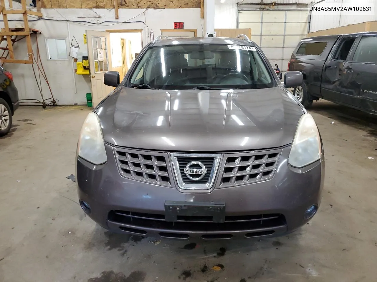 2010 Nissan Rogue S VIN: JN8AS5MV2AW109631 Lot: 80378174