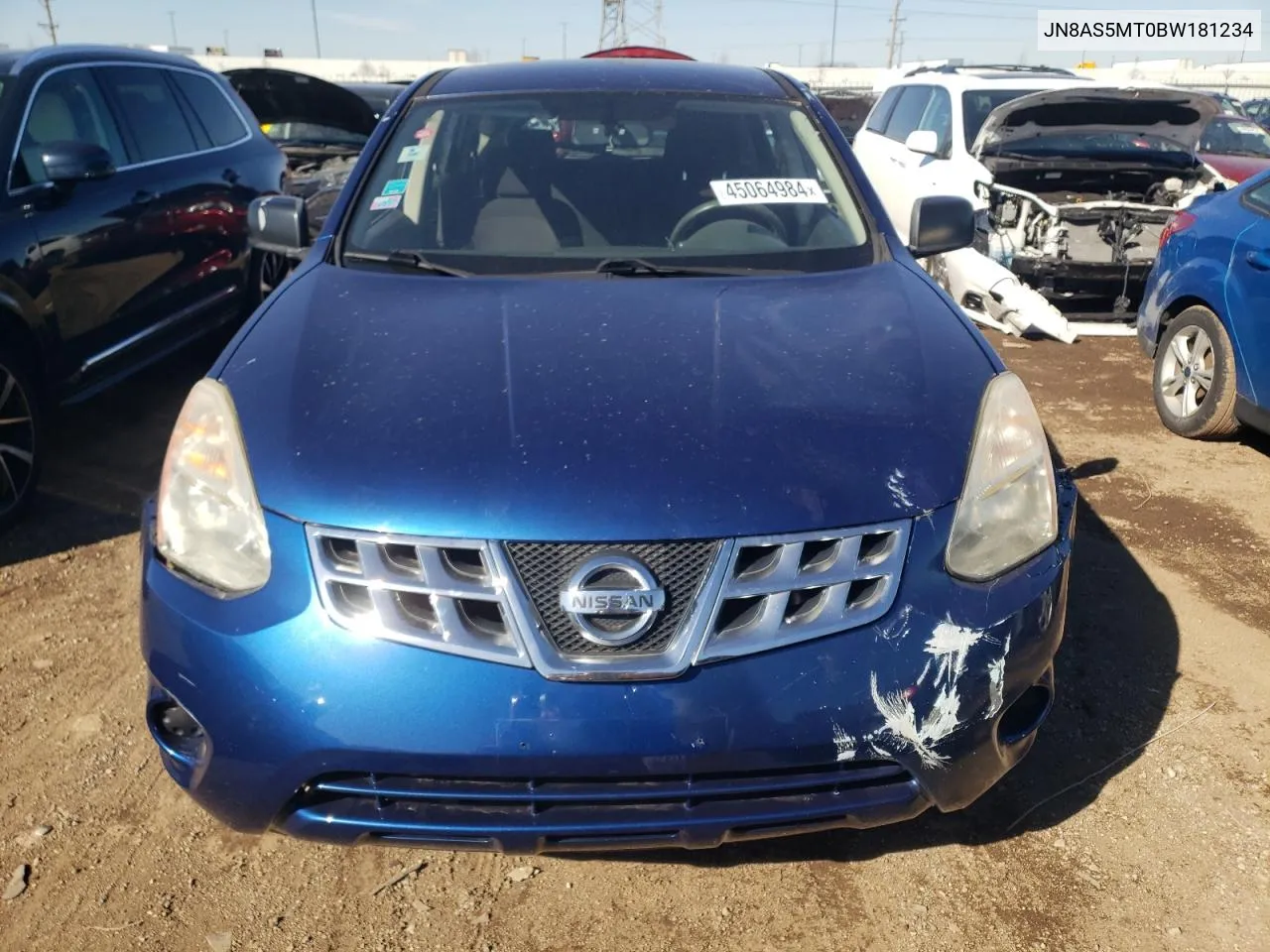 JN8AS5MT0BW181234 2011 Nissan Rogue S