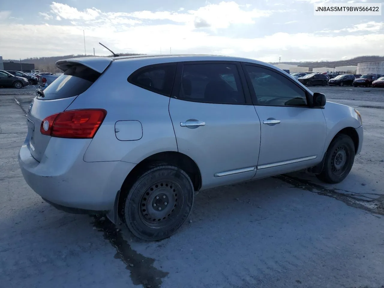 2011 Nissan Rogue S VIN: JN8AS5MT9BW566422 Lot: 45920354