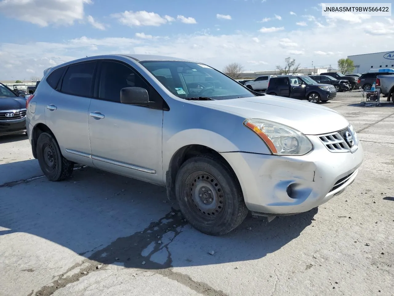 2011 Nissan Rogue S VIN: JN8AS5MT9BW566422 Lot: 45920354