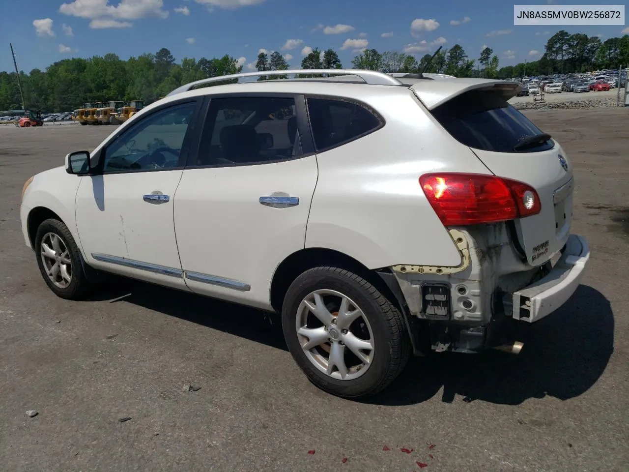 2011 Nissan Rogue S VIN: JN8AS5MV0BW256872 Lot: 50024194