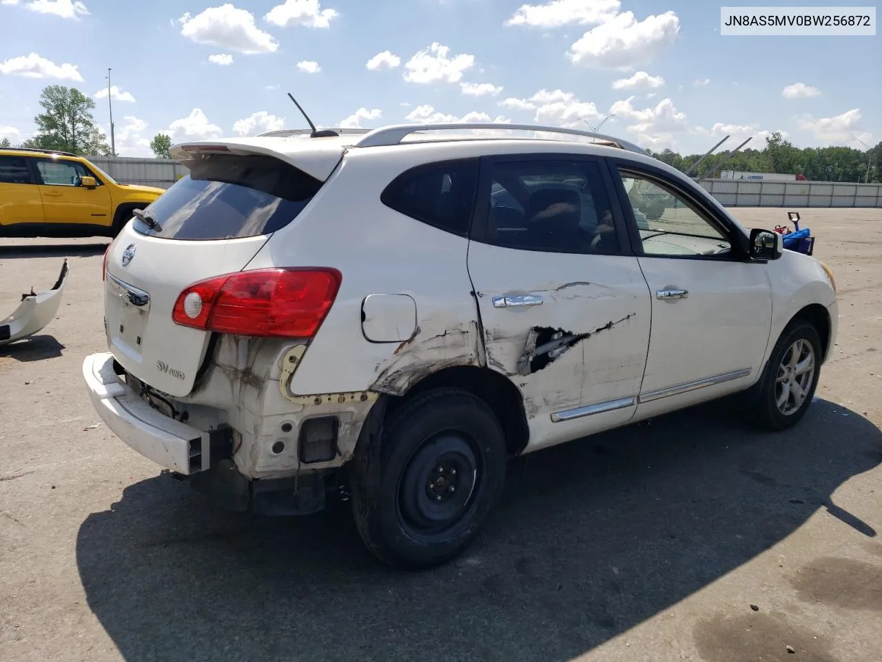 2011 Nissan Rogue S VIN: JN8AS5MV0BW256872 Lot: 50024194