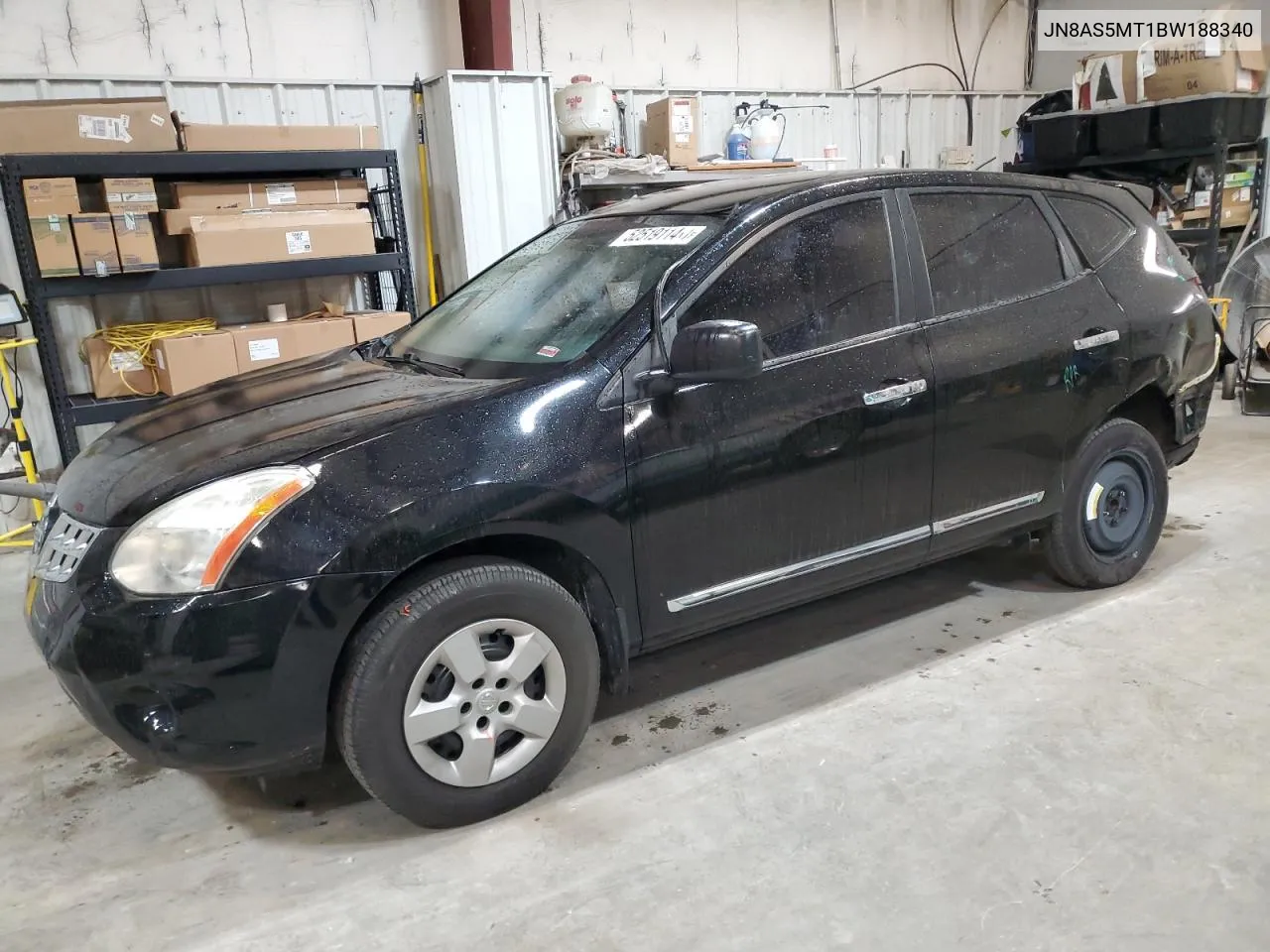 2011 Nissan Rogue S VIN: JN8AS5MT1BW188340 Lot: 52519114