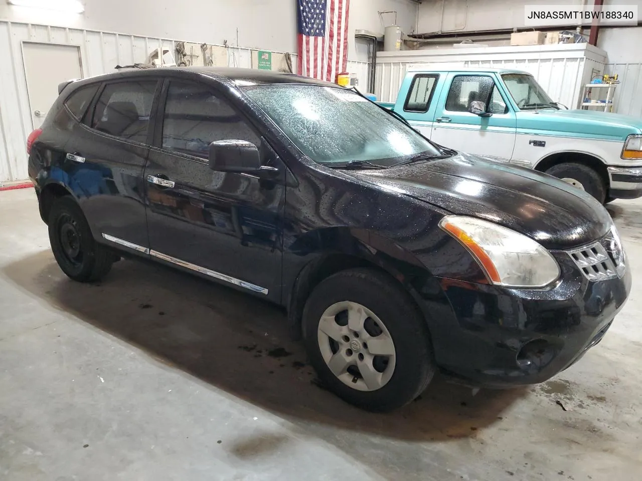 2011 Nissan Rogue S VIN: JN8AS5MT1BW188340 Lot: 52519114