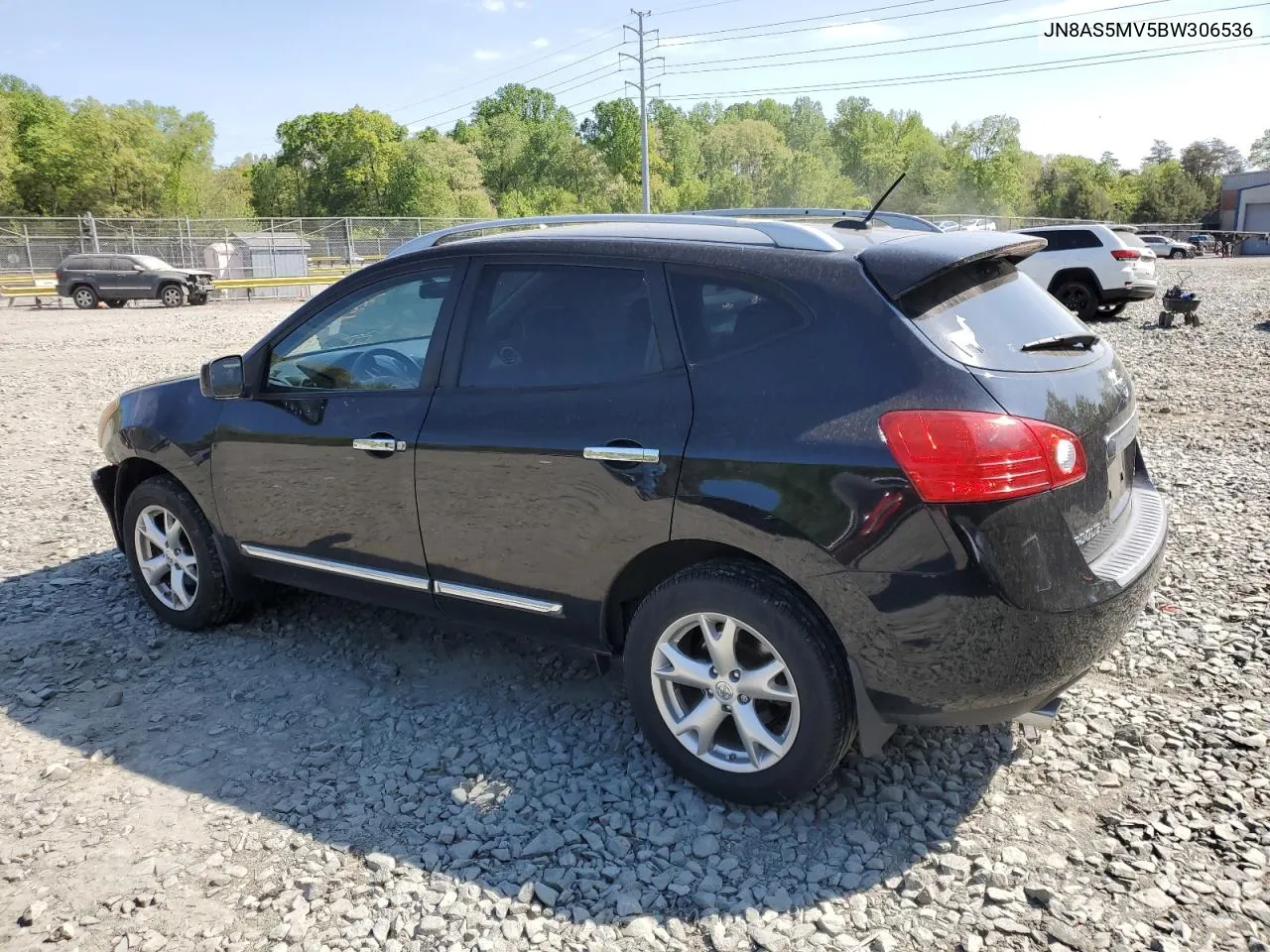 2011 Nissan Rogue S VIN: JN8AS5MV5BW306536 Lot: 52743844