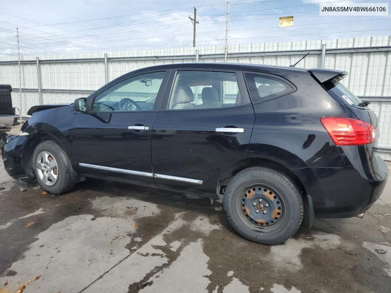 2011 Nissan Rogue S VIN: JN8AS5MV4BW666106 Lot: 58345604