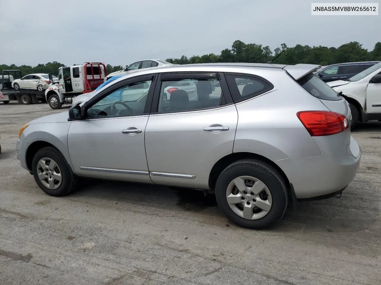 2011 Nissan Rogue S VIN: JN8AS5MV8BW265612 Lot: 60187014