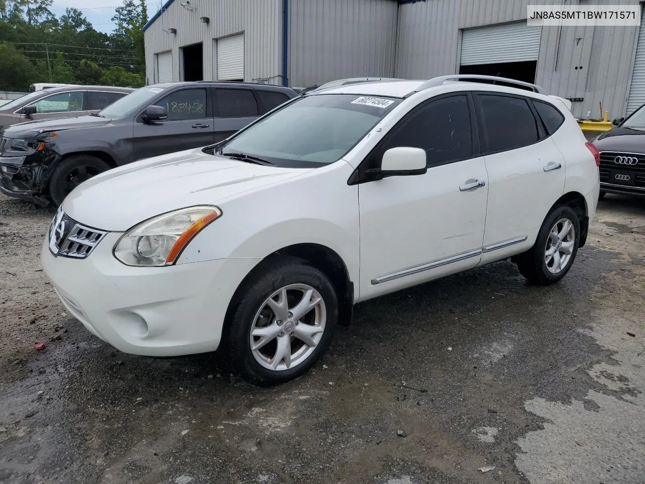 2011 Nissan Rogue S VIN: JN8AS5MT1BW171571 Lot: 60274504