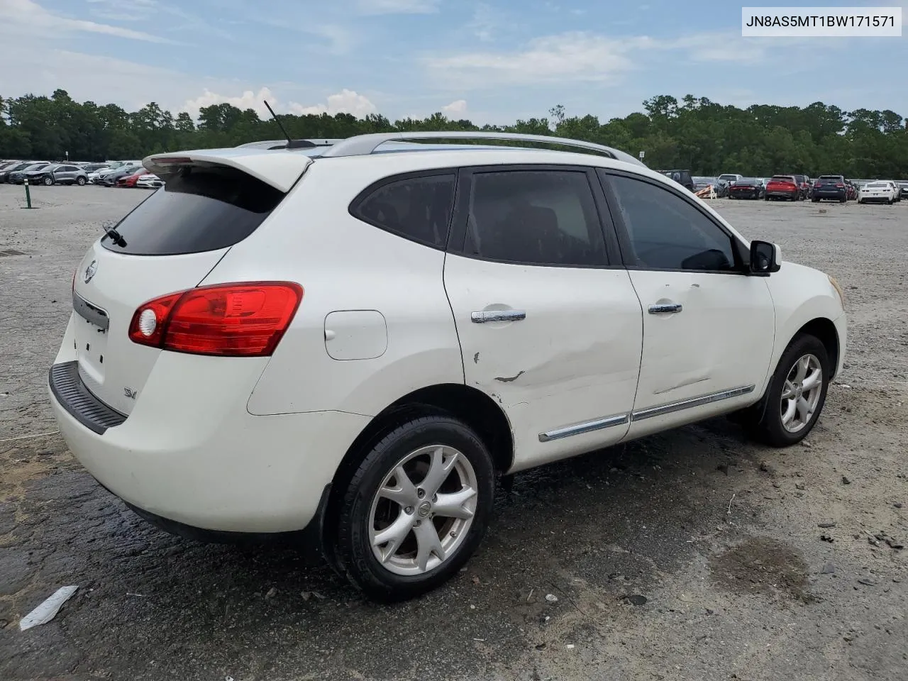 2011 Nissan Rogue S VIN: JN8AS5MT1BW171571 Lot: 60274504