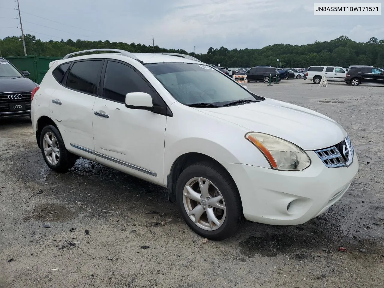 2011 Nissan Rogue S VIN: JN8AS5MT1BW171571 Lot: 60274504