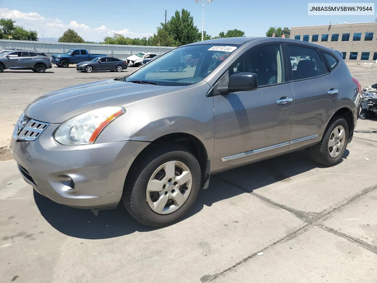 2011 Nissan Rogue S VIN: JN8AS5MV5BW679544 Lot: 62014134