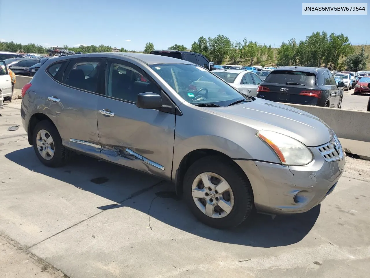 2011 Nissan Rogue S VIN: JN8AS5MV5BW679544 Lot: 62014134