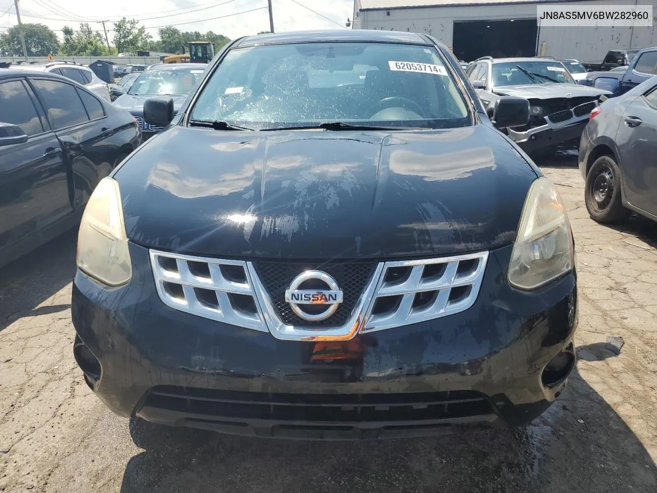 2011 Nissan Rogue S VIN: JN8AS5MV6BW282960 Lot: 62053714