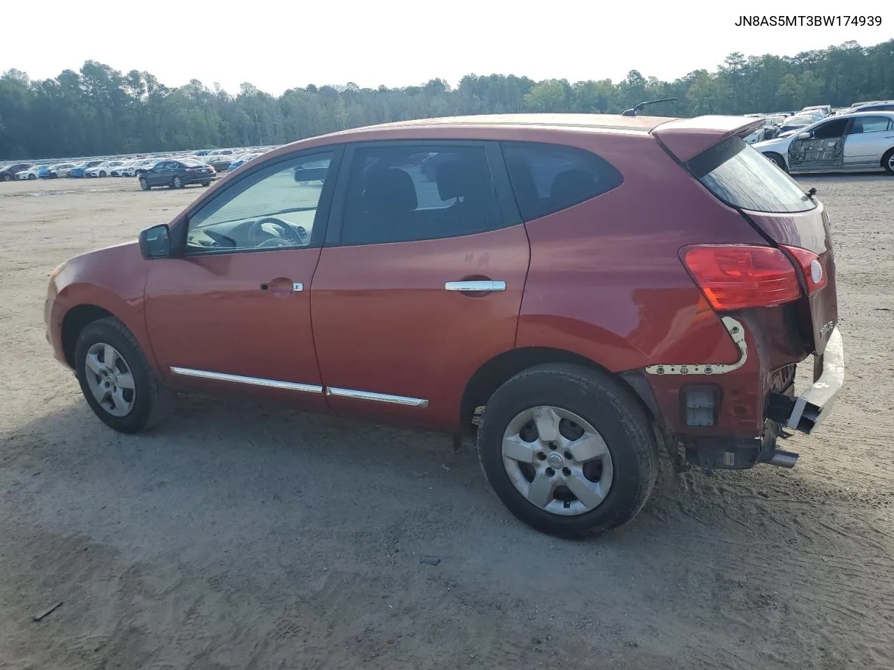 2011 Nissan Rogue S VIN: JN8AS5MT3BW174939 Lot: 63459094