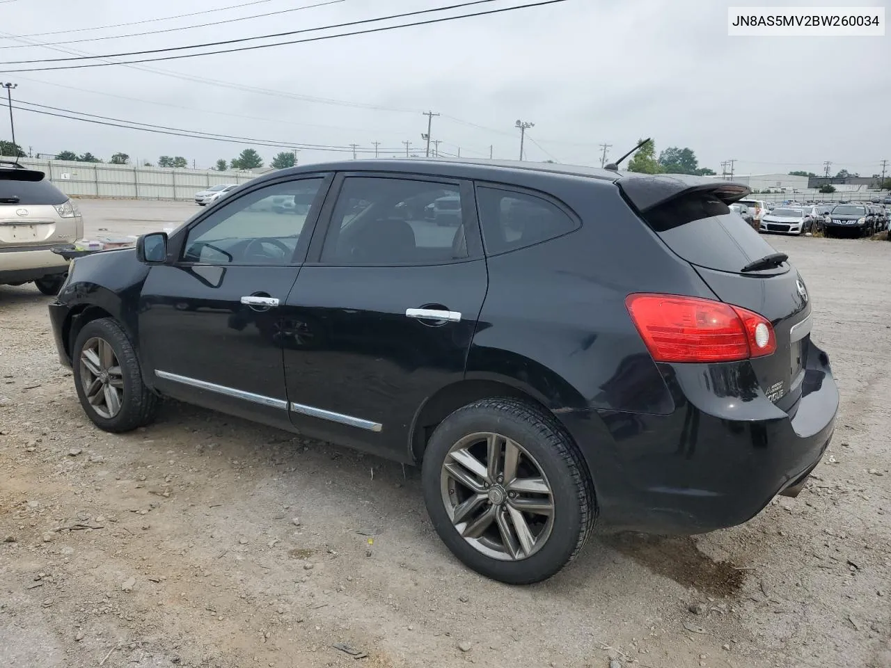 2011 Nissan Rogue S VIN: JN8AS5MV2BW260034 Lot: 64474204