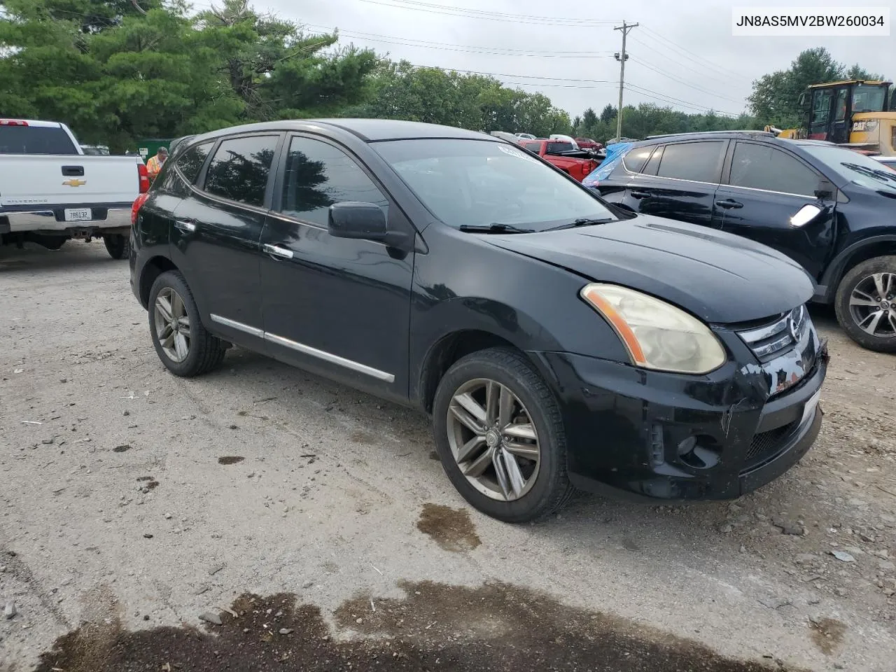 2011 Nissan Rogue S VIN: JN8AS5MV2BW260034 Lot: 64474204