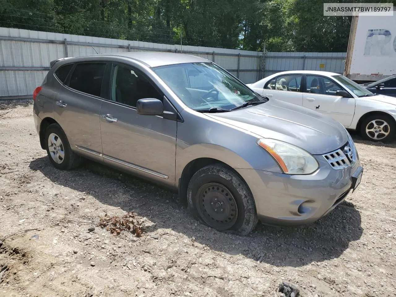 2011 Nissan Rogue S VIN: JN8AS5MT7BW189797 Lot: 64618714