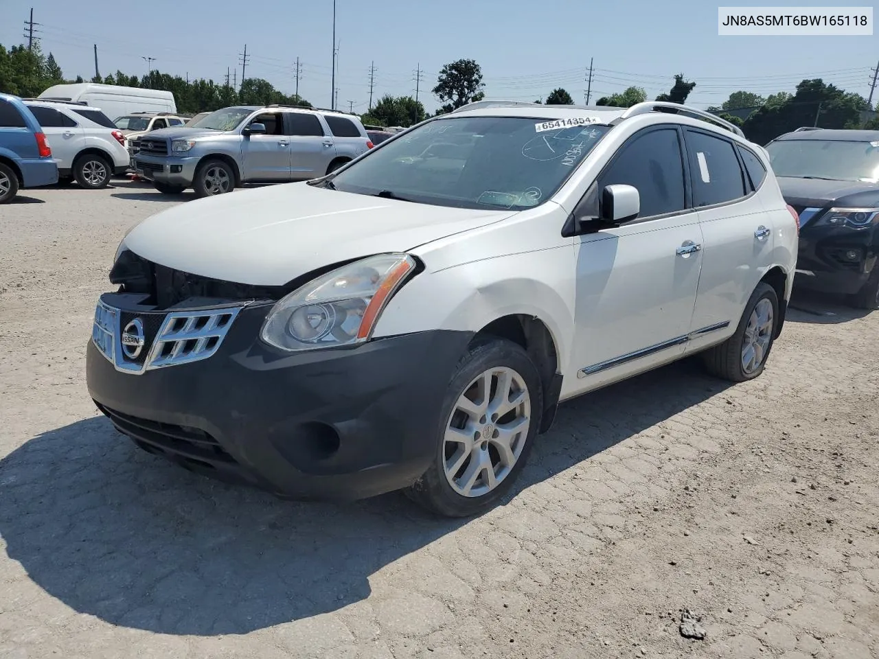 2011 Nissan Rogue S VIN: JN8AS5MT6BW165118 Lot: 65414354