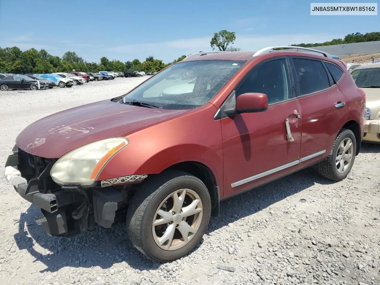 2011 Nissan Rogue S VIN: JN8AS5MTXBW185162 Lot: 66603964