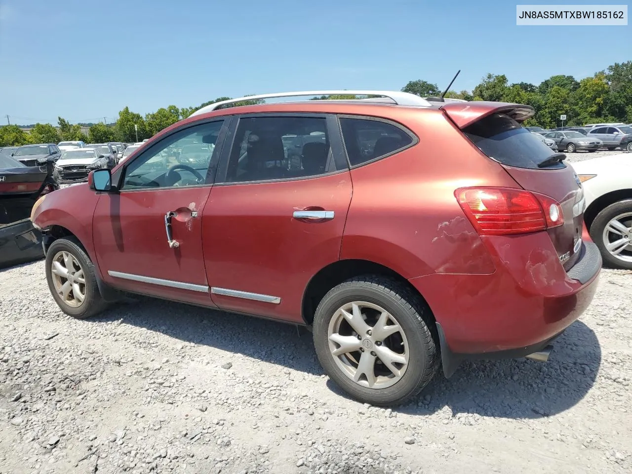 2011 Nissan Rogue S VIN: JN8AS5MTXBW185162 Lot: 66603964