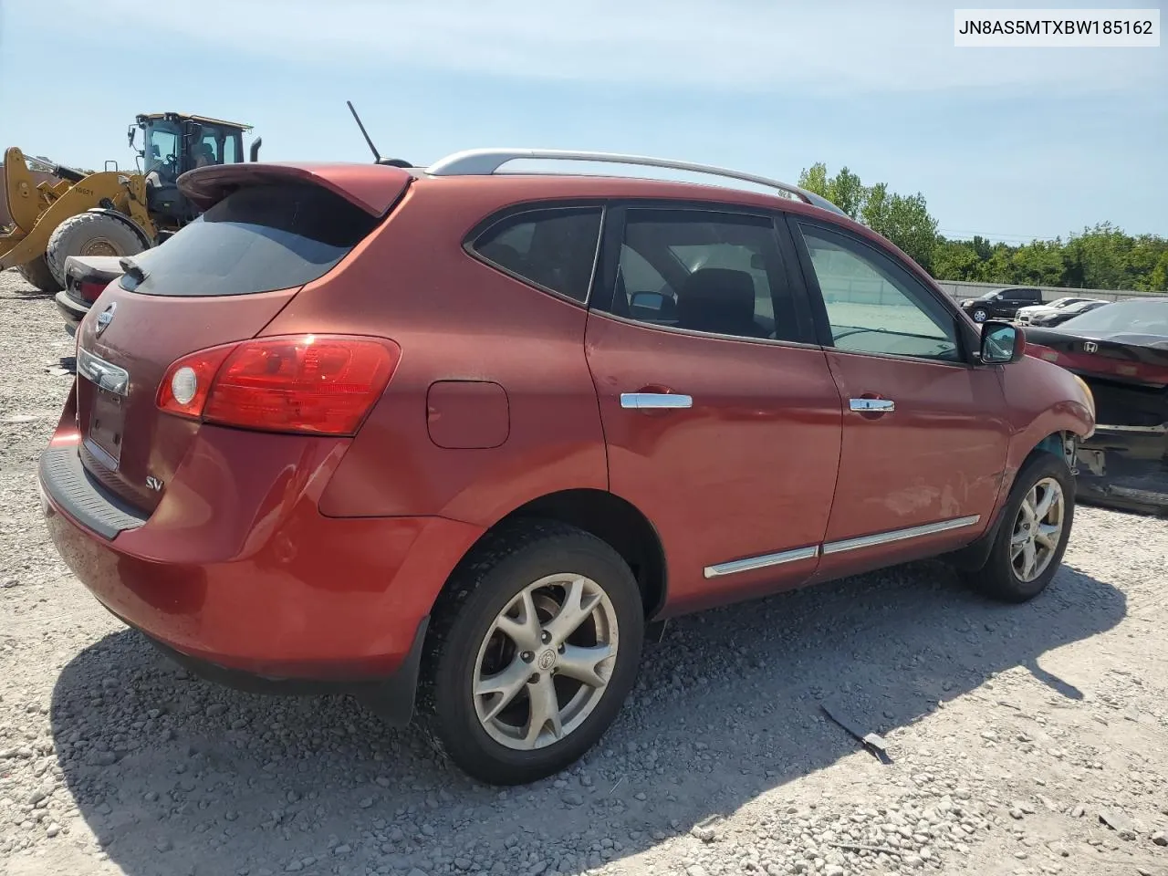 2011 Nissan Rogue S VIN: JN8AS5MTXBW185162 Lot: 66603964