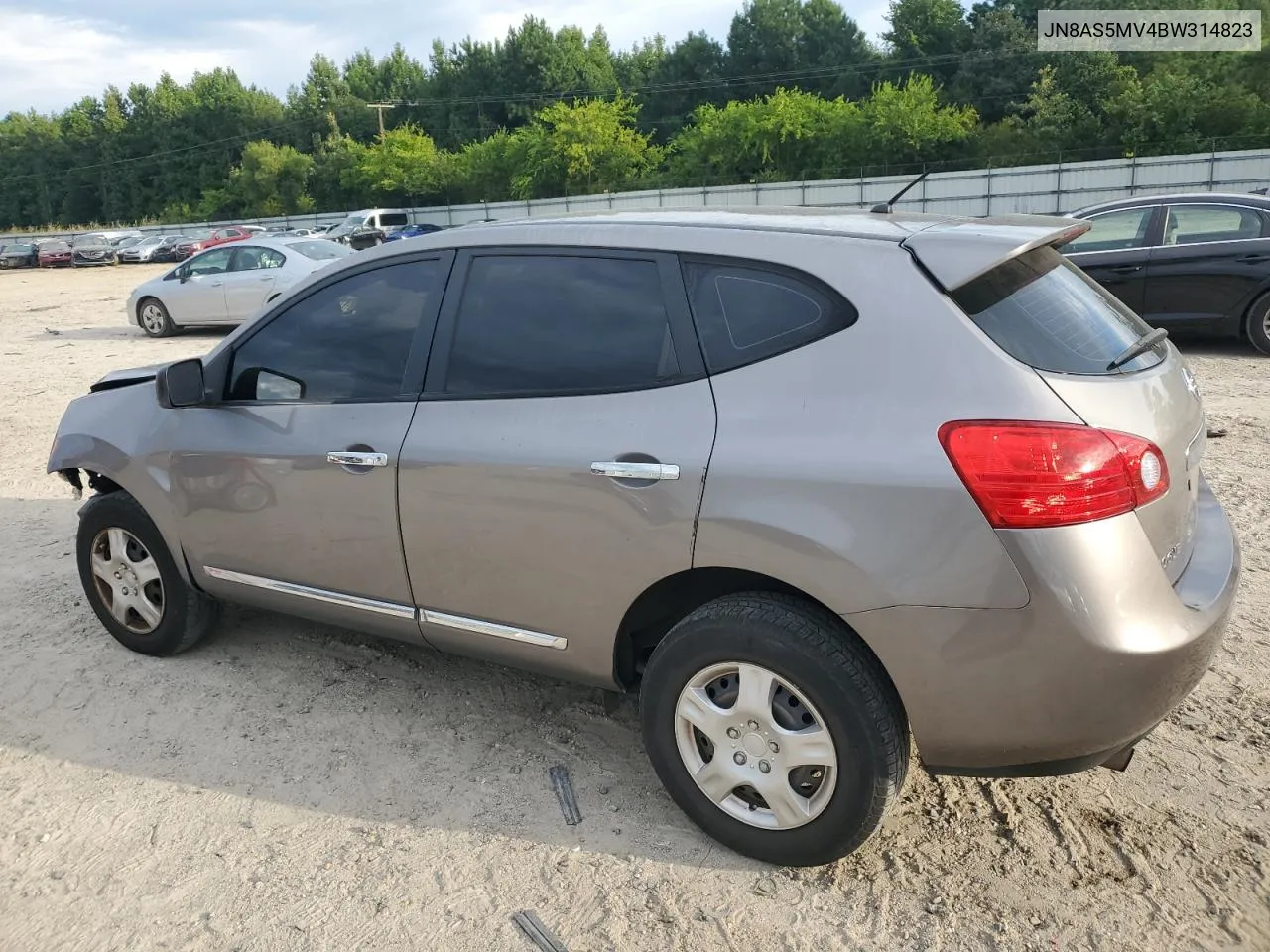 2011 Nissan Rogue S VIN: JN8AS5MV4BW314823 Lot: 66849404