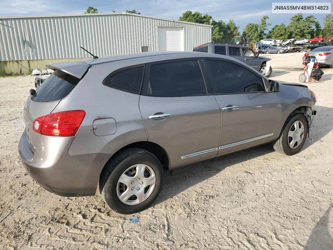 2011 Nissan Rogue S VIN: JN8AS5MV4BW314823 Lot: 66849404