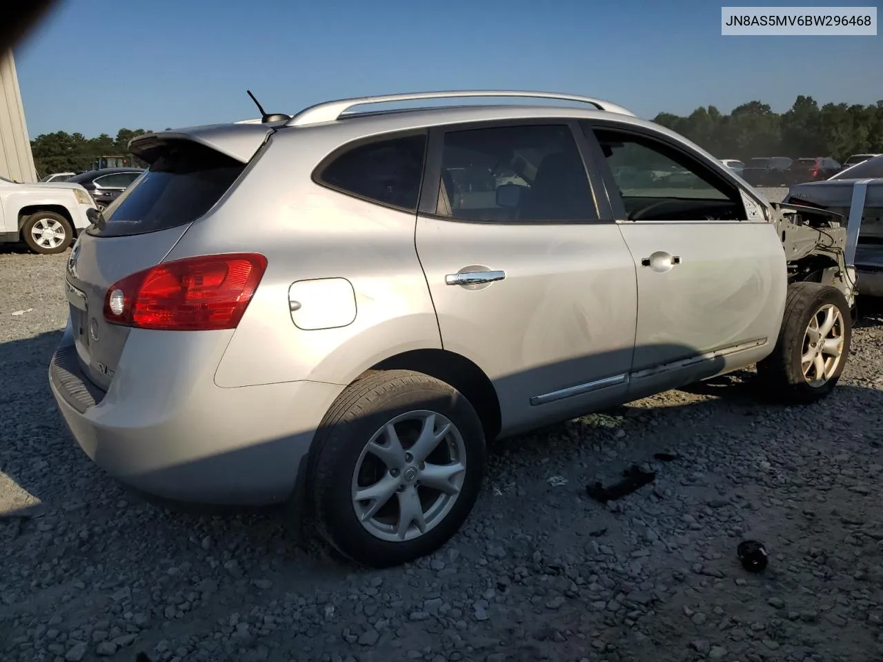 2011 Nissan Rogue S VIN: JN8AS5MV6BW296468 Lot: 67101744